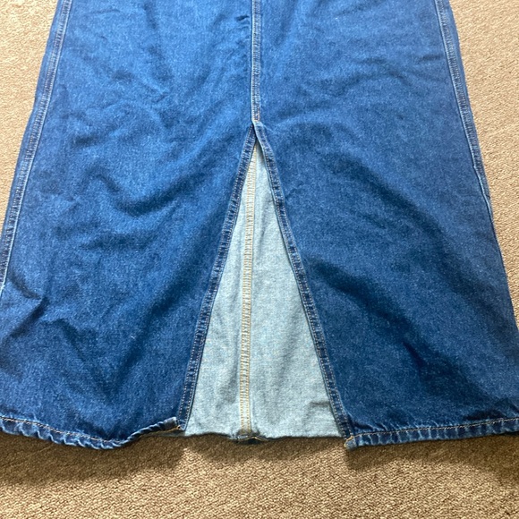Mango MNG maxi jean skirt with front slit - Picture 5 of 11